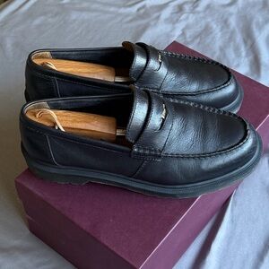 Dr. Marten’s Penton Classic Calf Leather Loafers - Made in England - Black